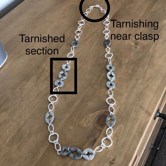 New with Defects - PD City Scape Silvet Necklace - Picture 5 of 8